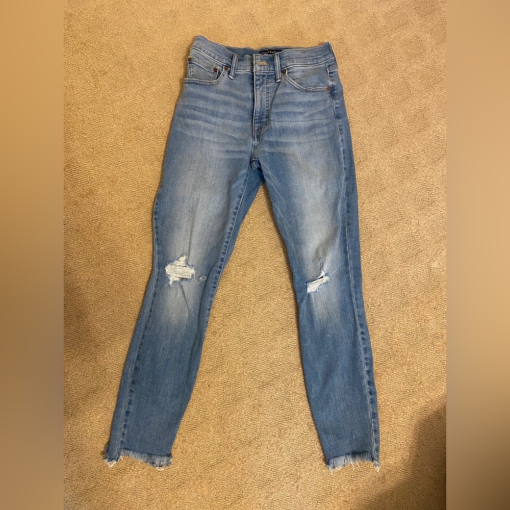 Lucky Brand High Rise Bridgette Skinny Jeans